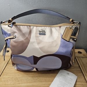 COACH Chelsea Scarf Print Katarina Hobo Handbag